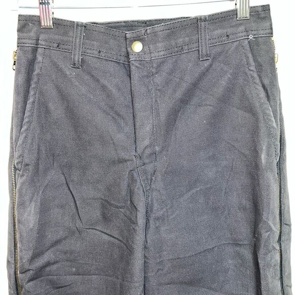 WALLS Made in USA Duck Canvas Blizzard Proof Side Zip Insulated Work pants Sz 28 - Picture 5 of 10